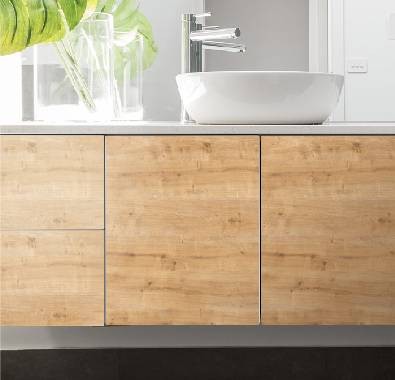 Wood will play a leading role in bathrooms